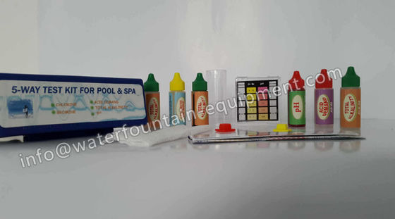 Chlorine Test Kit Swimming Pool Accessories For Spa Water 7 - Way Test