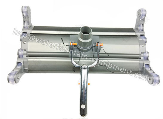 Supreme Full Aluminum Pool Vacuum Head 14” / 19” Manual Cleaning Silver Color