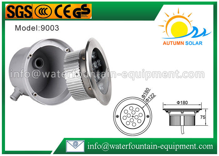 Outdoor Waterproof IP68 In Ground Led Lights High Power 15W / 18W Landscape Use