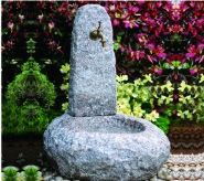 Stone Faucet Cast Stone Garden Fountains Granite Sink For Backyard Lightweight 1