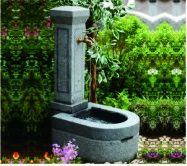 Stone Faucet Cast Stone Garden Fountains Granite Sink For Backyard Lightweight 4